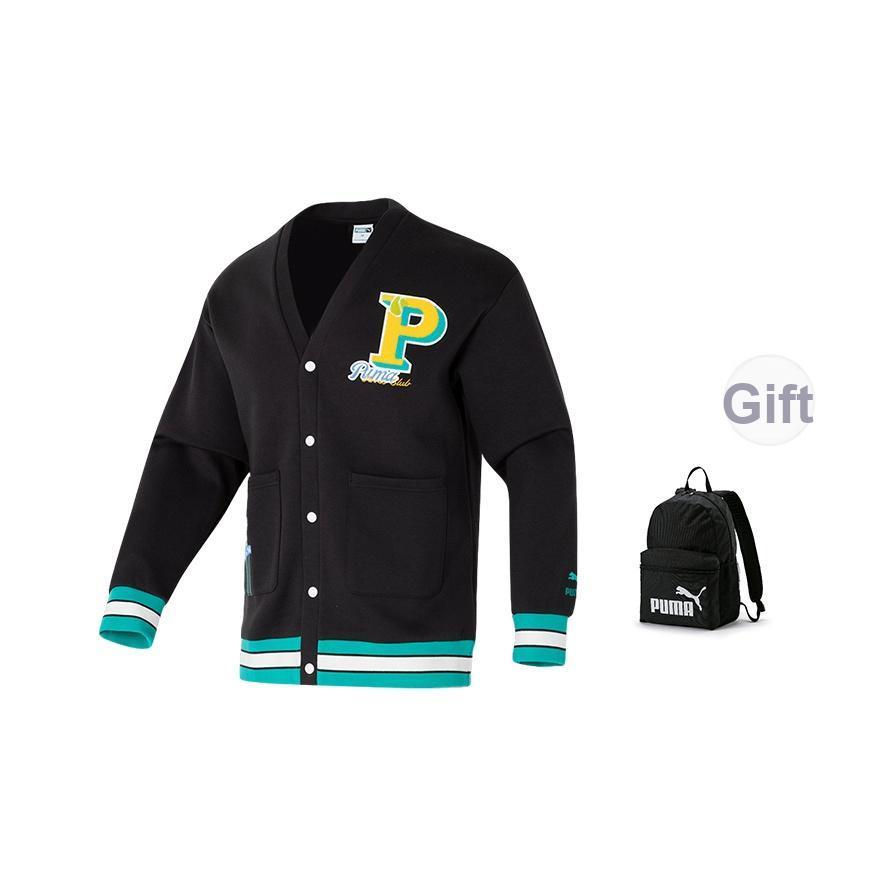 Puma Color Block Casual Long Sleeve Jacket Unisex Jacket Black 625798-01