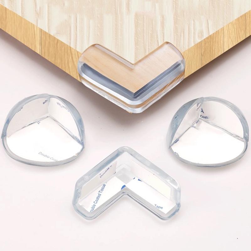 1/10Pcs Transparent Baby Table Corner Edge Protection Cover Kids Safety Silicone Table Protector Guard Cushion Counter Collision