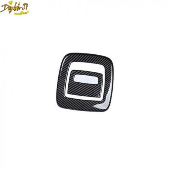 Rear Door Handle Cover Trim Steel Tailgate Carbon Fiber For BMW X5 G05 -
