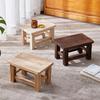 Solid Wood Stool Adult Shoe Changing Stool Children Chair Household Bathroom Living Room Garden Wooden Step Stool Supplies