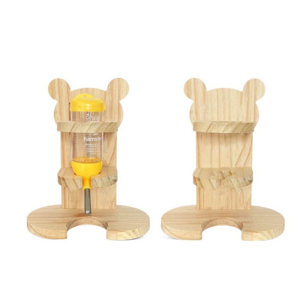 

Anti-Tipple Hamster Water Bottle Holder Adjustable Rabbit Drinking Bottle Holder for Cage