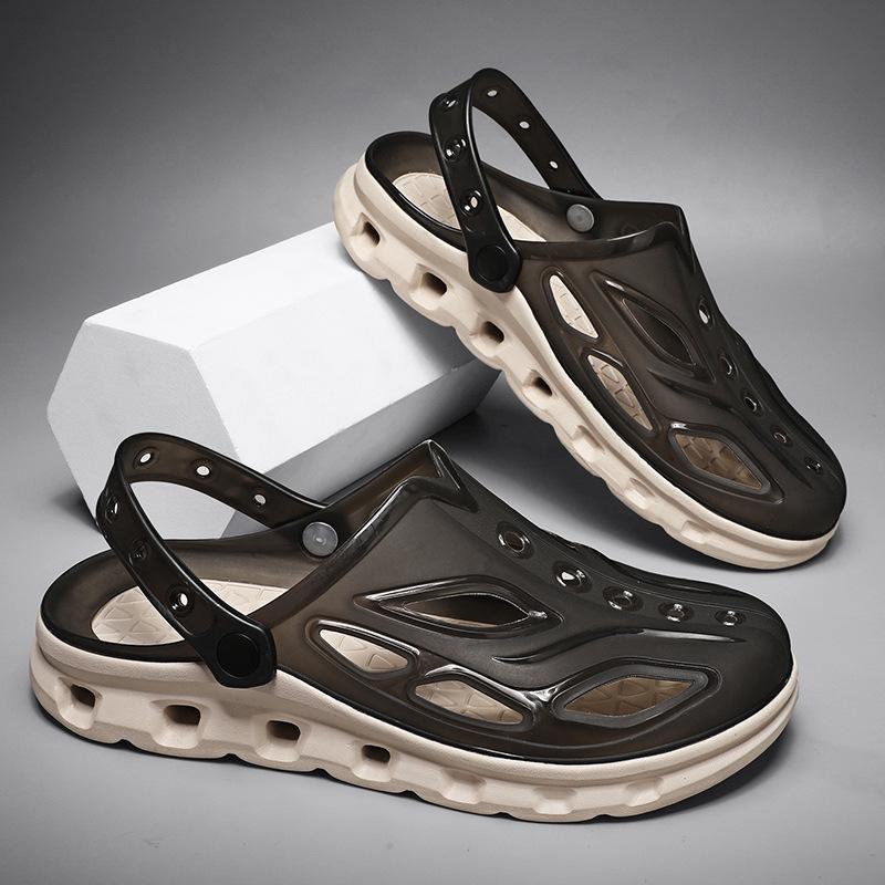 Men's Summer Trend Thick-Soled Outdoor Non-Slip Closed-Toe Casual Beach Shoes
