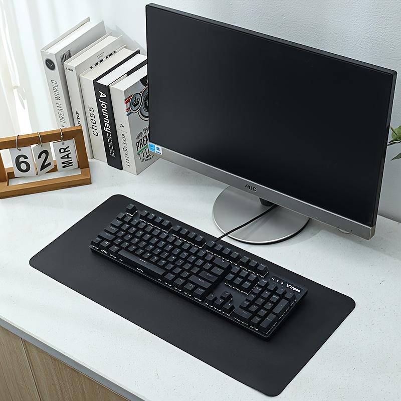 PU Leather Mouse Pads Desk Mat for Office Solid Color Computer Pad Keyboard Pads