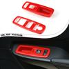 Red Window Lift Switch Panel Trim Cover For Jeep Grand Cherokee 11+ Accessories