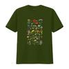 Flowers Variations T Shirt  British Wildflowers Retro Cool Top vintage Washed designer clothes graphic Unisex Versatile