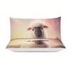 2/3pcs Little Sheep Bedding Set 3D Pattern Printing, Soft and Healthy Skin-friendly, Duvet Cover*1+Pillowcase*1/2, Without Core
