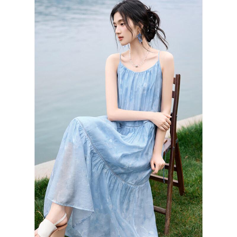 XWI Women s Lyocell Resort Tie-Dye Print Camisole Dress L