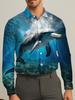 Men's Novelty Button-down Collar Shirt