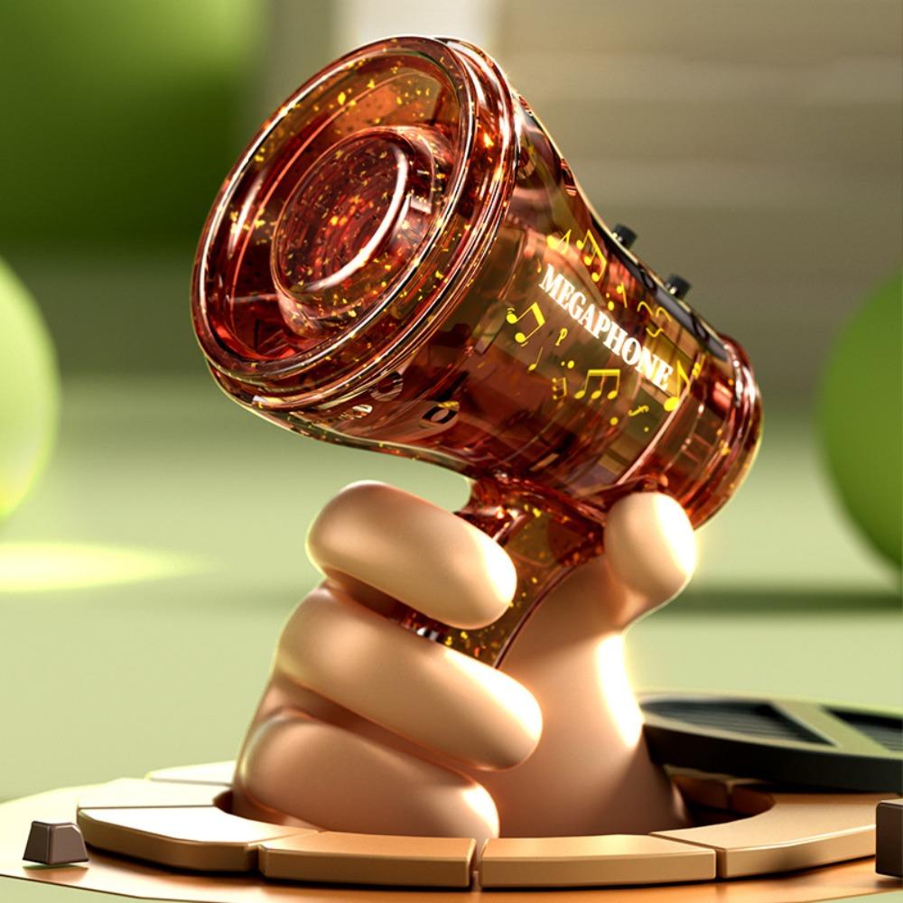 

Handheld Musical Megaphone Toy Mini Megaphone Keychain New Kids Voice Changer Backpack Pendant красный