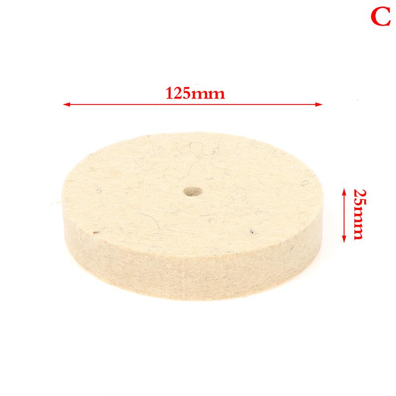 75-200Mm Wolle Polieren Rad Polieren Pads Winkel Grinder Filz Polieren Disc