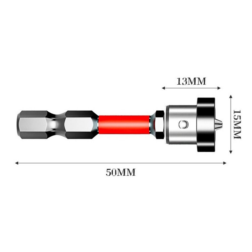 5pcs Anti-Slip Magnetic Screwdriver Bit Positioning Drill Bit Set  Electric Screwdriver
