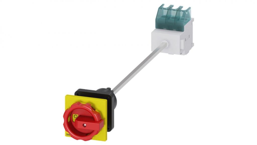 Main/Emergency Switch 3P 32A 11.5Kw Ac23A 400V Panel Mounting With Shaft Knob Central Hole 22.5 3Ld2244-0Tk53