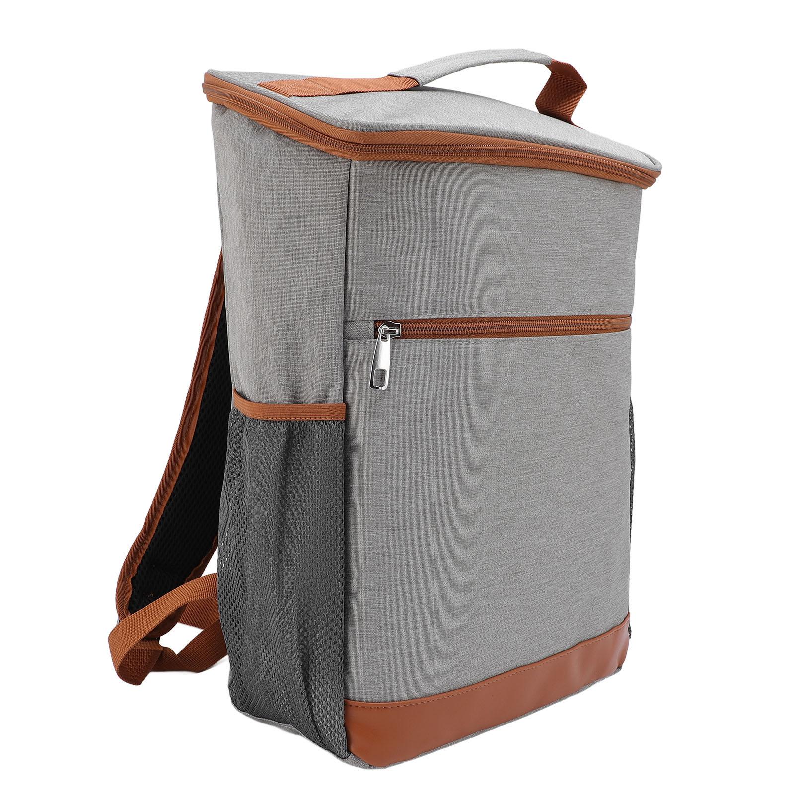 

Изолированный рюкзак большой емкости, герметичная сумка-холодильник через плечо для кемпинга, пляжа, пикника на открытом воздухе разноцветный