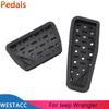 Stainless Steel Car Pedals for Jeep Wrangler JL 2018 -  AT Accelerator Brake Pedal Protective Cover Interior