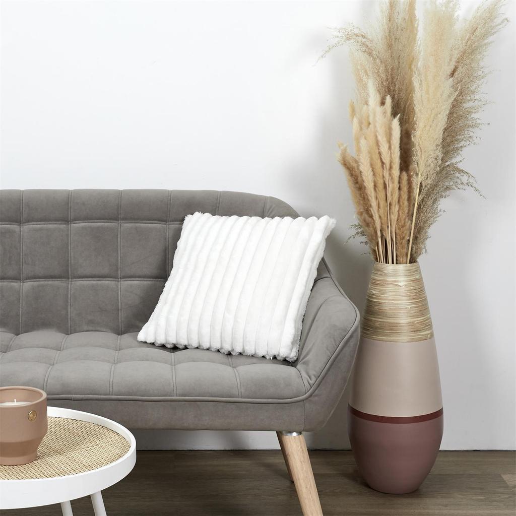 Geiko ecru boho decorative pillow, soft, 40x40 cm