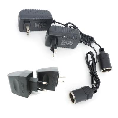 AC 220V A DC 12V 0.5a 1a 2a Adattatore Accendisigari Auto Spina EU Convertitore Accessori Auto Parti Interne Nero