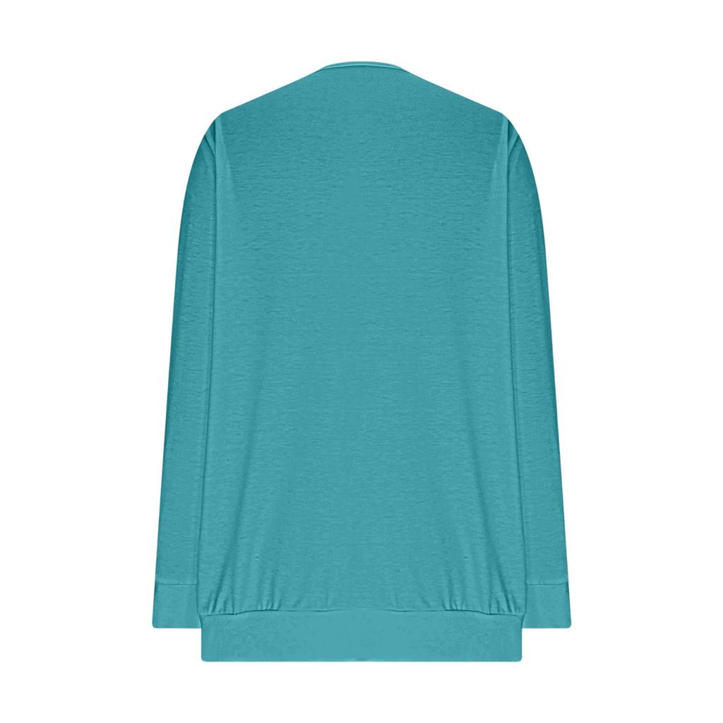 Womens Draped Cowl Neck Shirts Casual Long Sleeve Loose  Pullover Tops