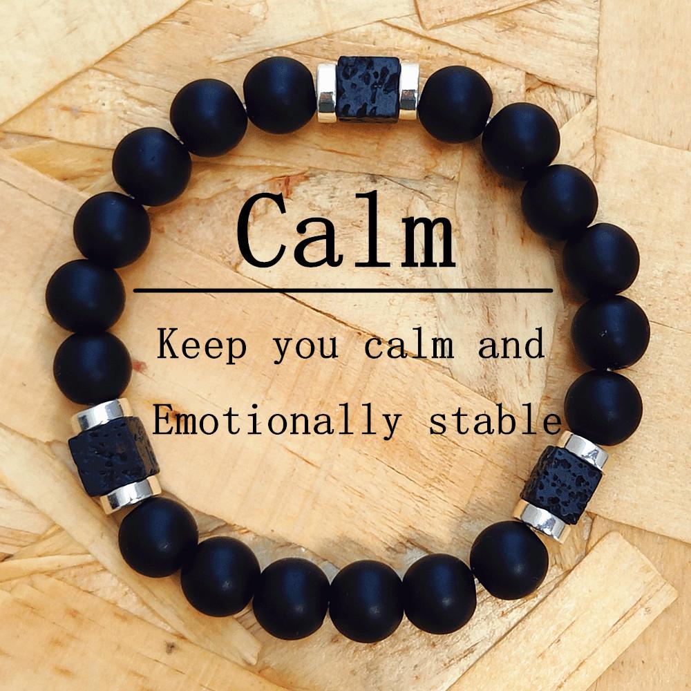 9-teiliges Naturstein-Armband-Set: Tigerauge & Amethyst Perlen Design