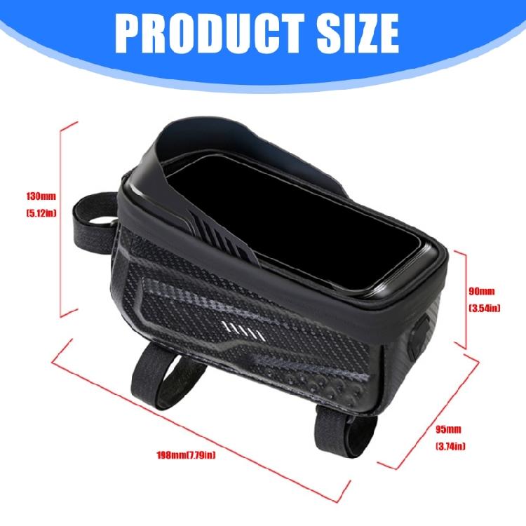 Road Bikes Front Top Tube Bag Bicycles Front Phone Holder Pouch Bicycles Storage Bag Cycling Front Top Tube Pouch