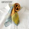 Fashion Luxury Brand 70cm Silk Square Scarf Women Satin Neck Tie Female Hair Bandana Headkerchief Shawl Wrap Hijab Echarpe