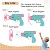 Flying Bamboo Dragonfly Flying Saucer Flying Disc Outdoor Toy Colorful Flying Propellers Toy Set Gift Toys for Kids and Cats 6