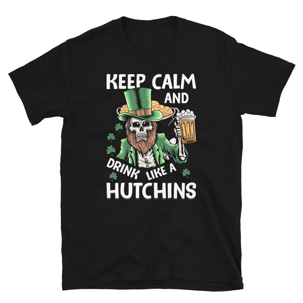 Keep Calm Hutchins Ireland Irish Proud T-Shirt XL