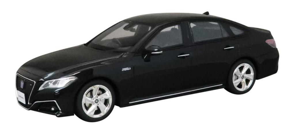 samurai 1/18 scale Toyota Crown RS Advance Black Finished Product Limited Edition