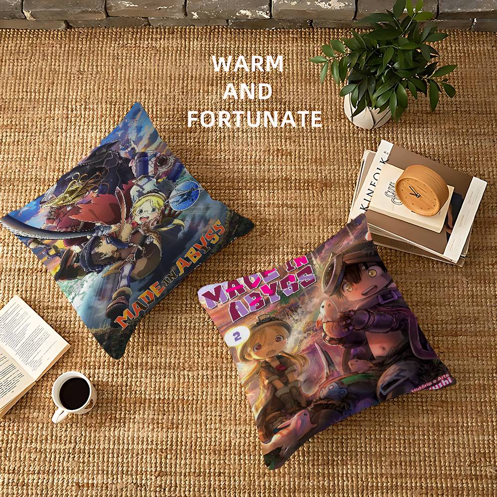 Made In Abyss Anime Cushion Cover Decorative Pillow Sofa Home Decor Case Pillow Cases