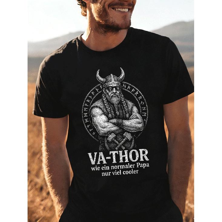 Papa Geschenk Dad T-Shirt Vatertag Shirt Herren Lustiges Dad T-Shirt für Männer Frauen Unisex Ganzjahres-T-Shirt