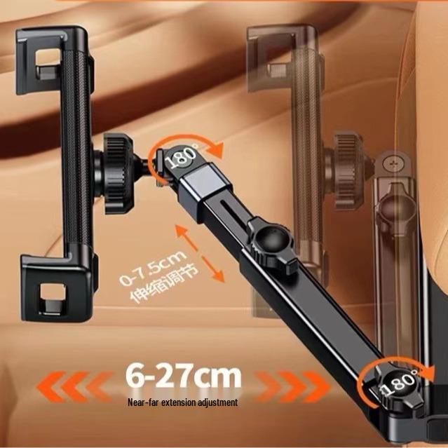 Retractable Car Headrest Tablet & Phone Holder