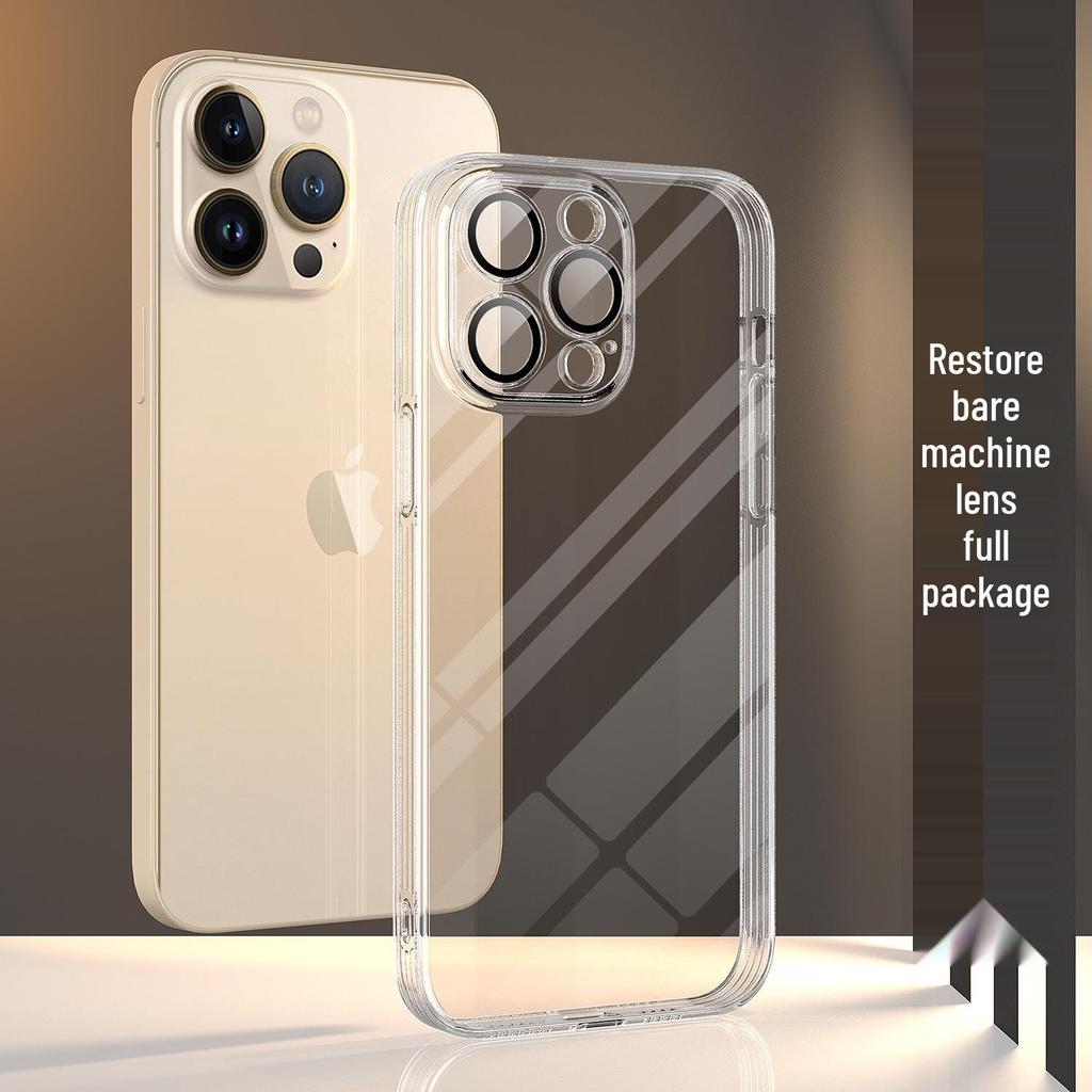 iPhone 17 Pro Max Soft Case with Built-in Screen Protector, High Transparency, Full Coverage, Drop-Proof