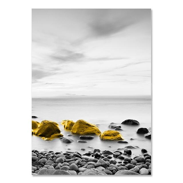 

Золотий ретро природний пейзаж полотно плакат Nordic Boat Tree Lake Wall Art Modern Home Decor Picture for Interior Paints 40x50cm