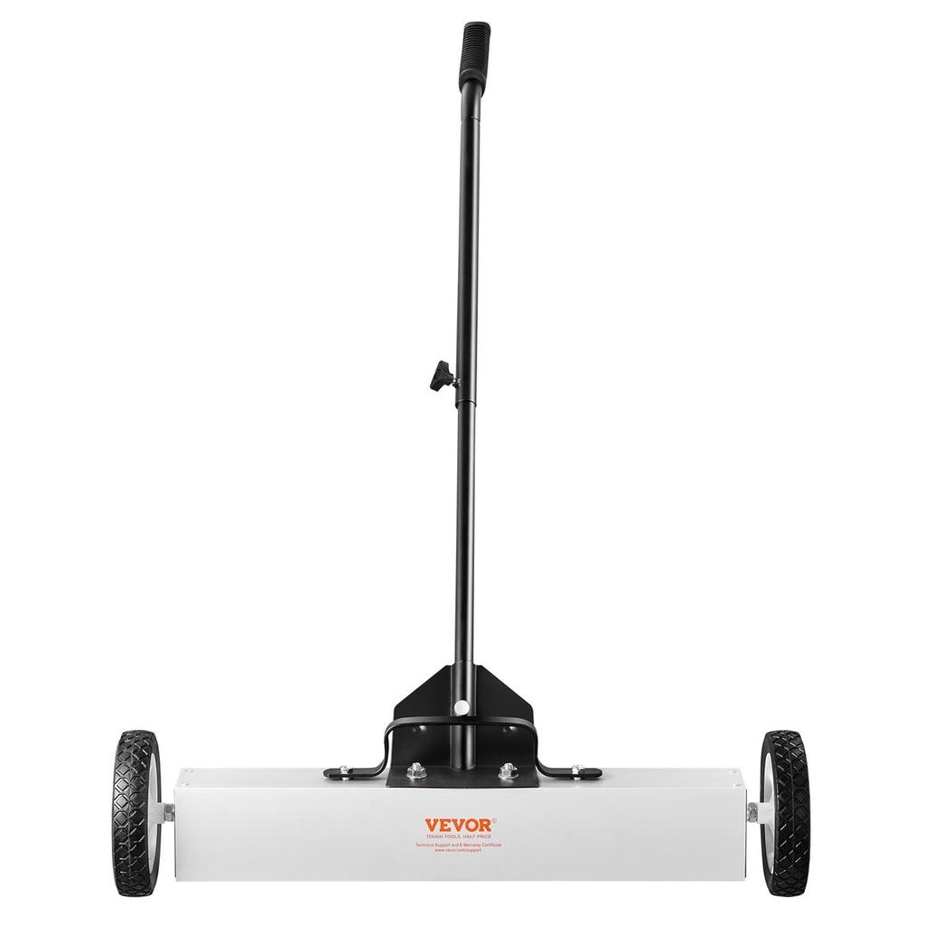 24-Inch Magnetic Sweeper with Wheels Telescoping Magnetic Pickup Tool