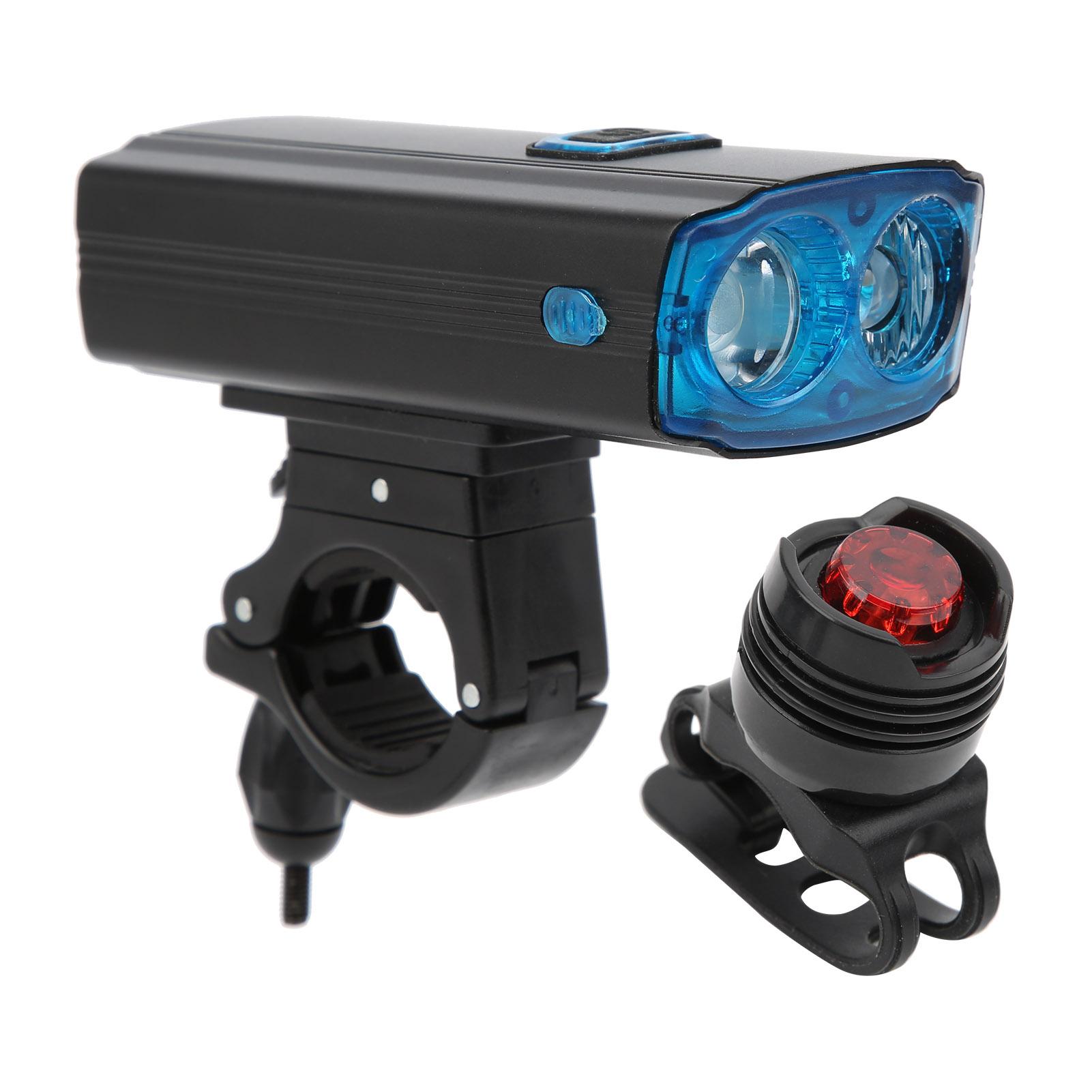 

USB аккумуляторная велосипедная фара передний фонарь для ночной езды с задним фонарем