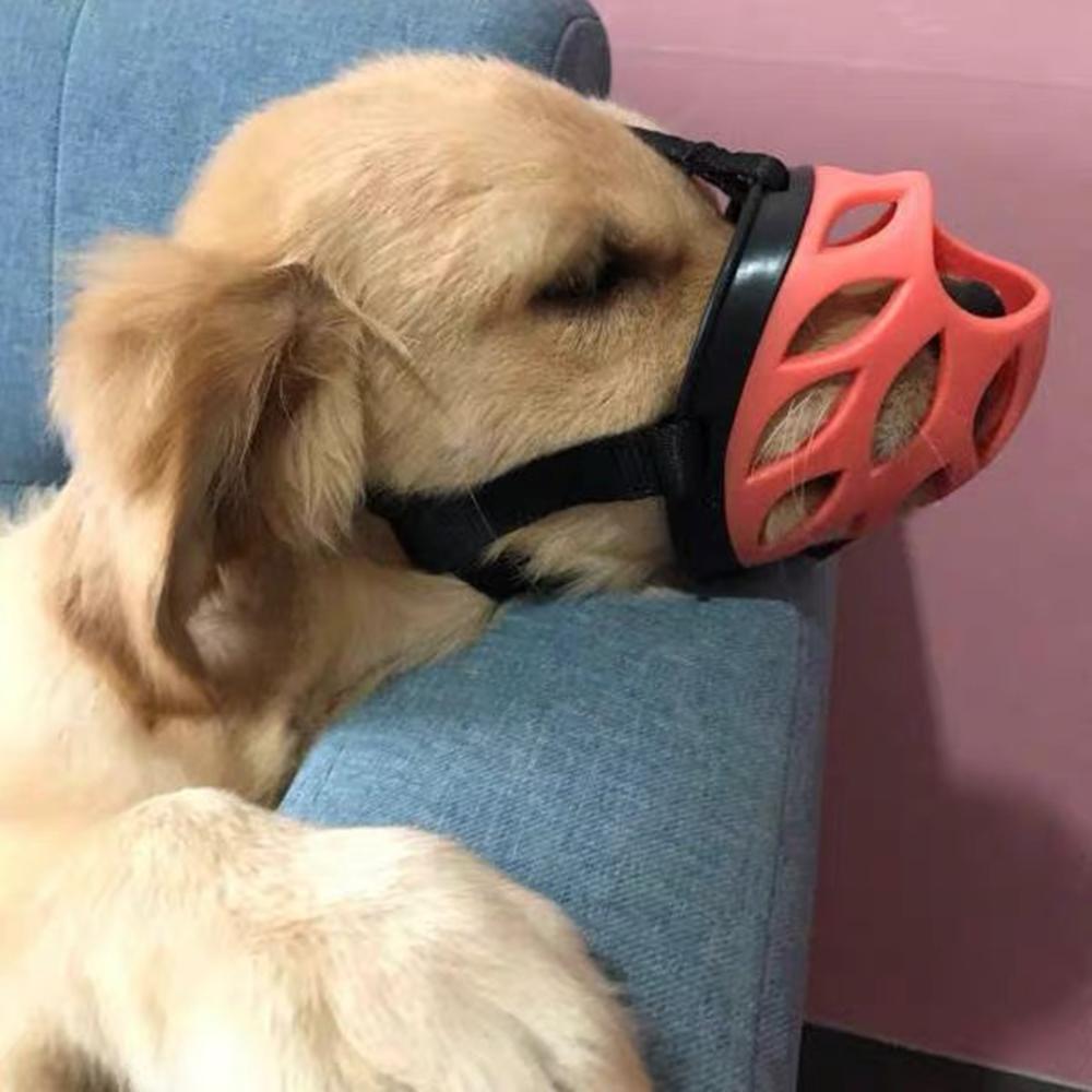 Odolný Pevný Velký Náhubek pro Střední Velké Psy Prevence Štěkání Maska pro Mazlíčky Malinois Rotvajler Labrador mazlíčci Příslušenství