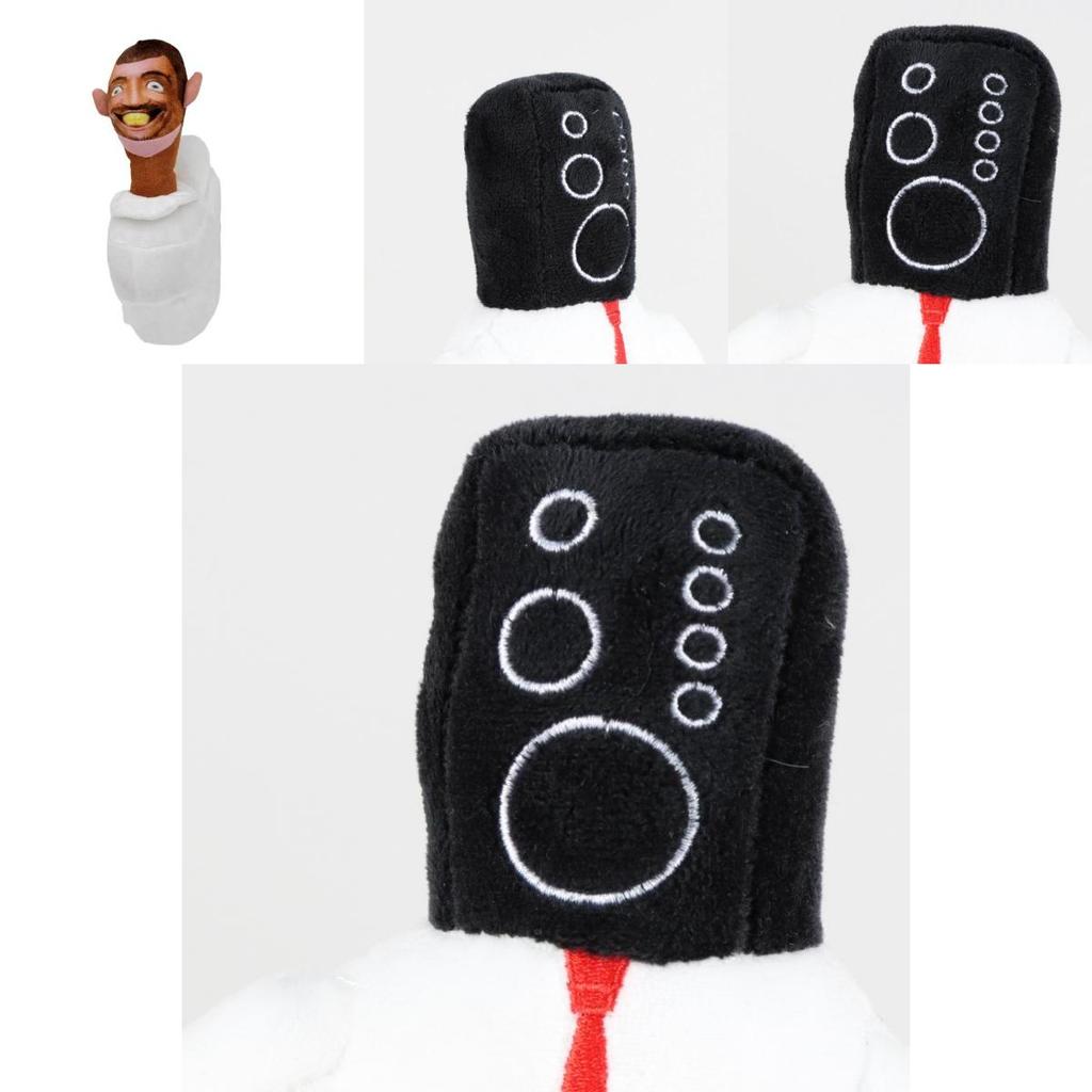 Bookfong Skibidi Toilet Speakerman Plush Toy, Funny And Adorable Animal Design, Short Plush Material, Perfect For Young Adults