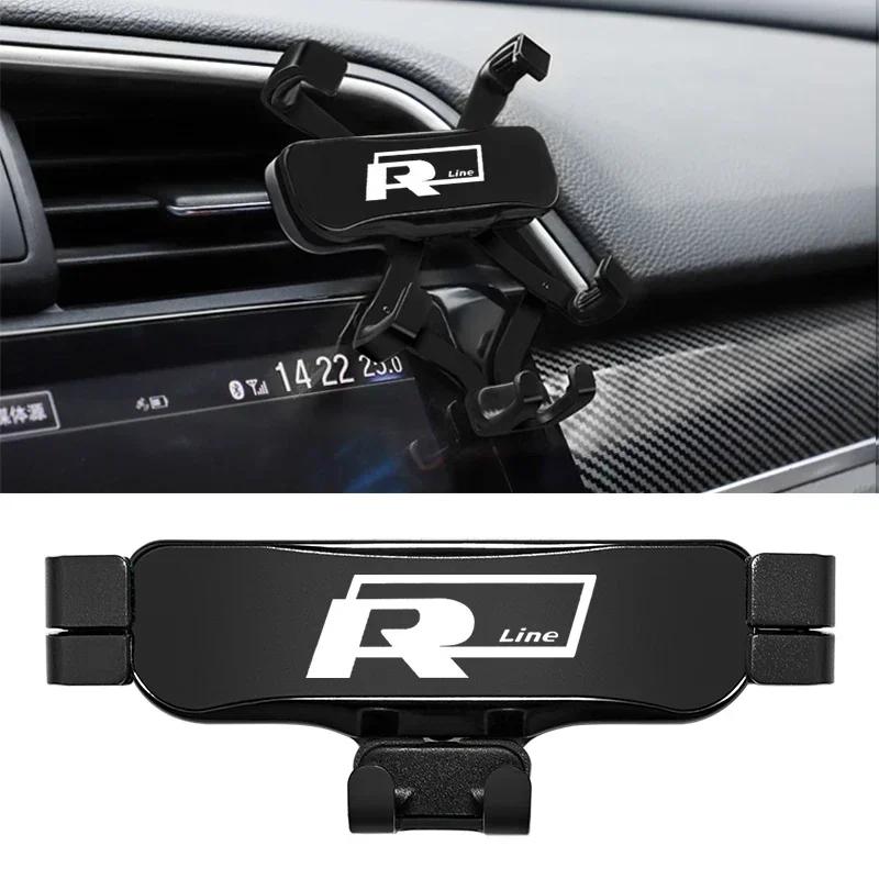 lmn1 ·Car Phone Holder Auto Air Outlet Clip GPS Stand Accessories For VW GTI Rline Golf 6 7 Passat CC Polo Tiguan Arteon Touareg Cadd