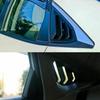 For Honda Civic 2016- Sedan Rear Side Vent Quarter Window Louver Cover Triangular Window Trim Accessories