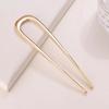 Baguettes à Cheveux Élégantes en Métal Pinces à Cheveux Françaises pour Femmes Épingle à Cheveux en Forme de U Mode Accessoires Bijoux de Cheveux Vente en Gros