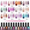 Nee Jolie 12 Color Thermal Color Changing Gel Polish Set, Nail Art Light Cure Gel, Spring Summer Shades, Soak Off Manicure Kit Gift Set