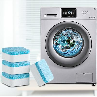 12pcs Washing Machine Sink Effervescent Tablet Cleaning Disinfection Sterilization Dirt Remover Solid Washing Machine Cleaning Agent