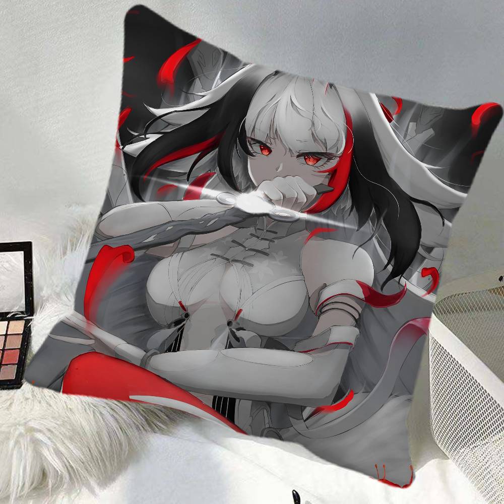 Zenless Zone Zero Ye Shunguang Game Pillow Case Square Pillow Bedroom Sofa Leisure Comfort Cushion Car Home Decoration