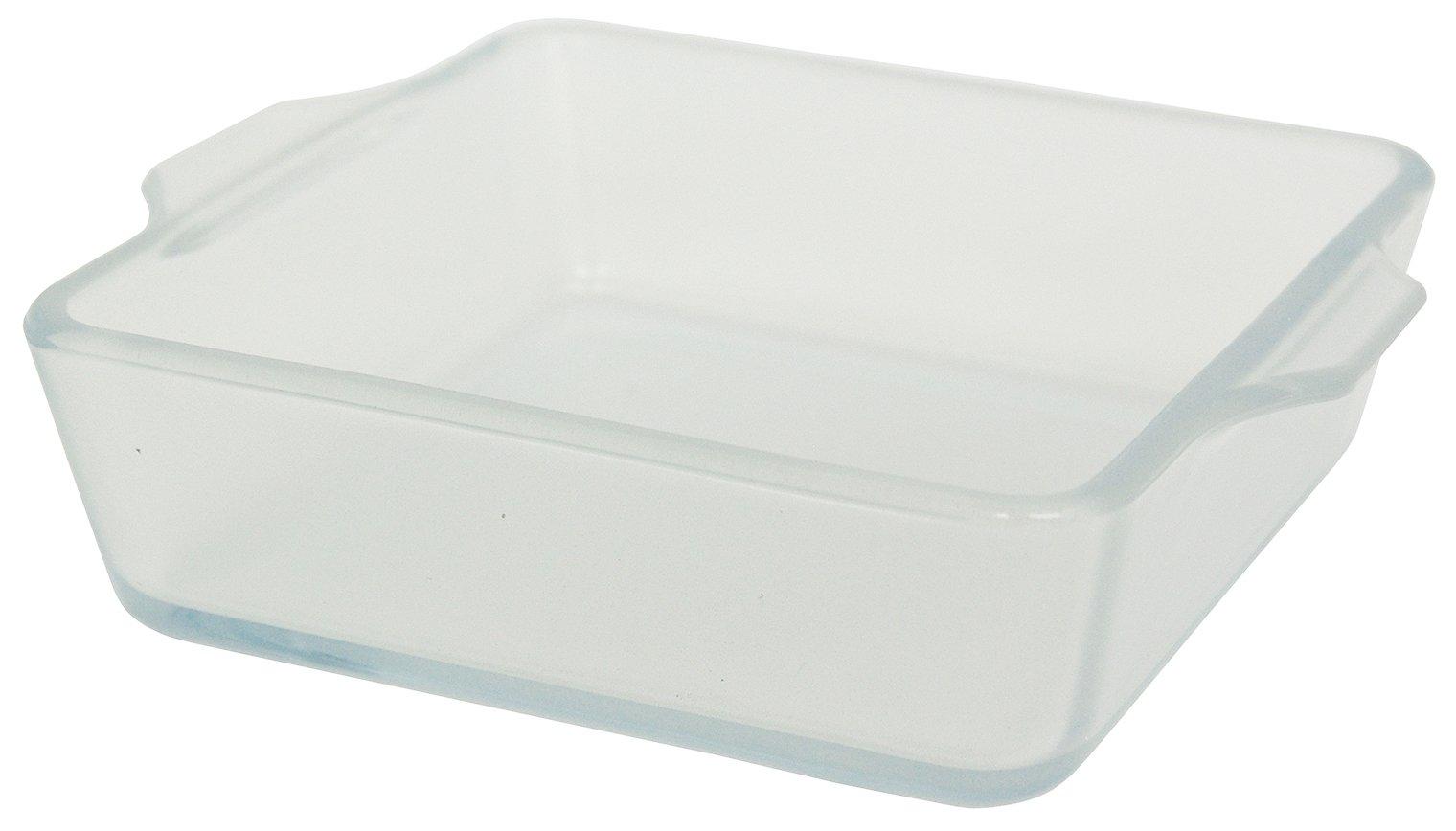 

Aderia Cerabake Square Roaster S, Heat-Resistant Glass Gratin Dish, 400ml [Non-Stick, Microwave and Oven Safe, Ceramic Coating] K-9426