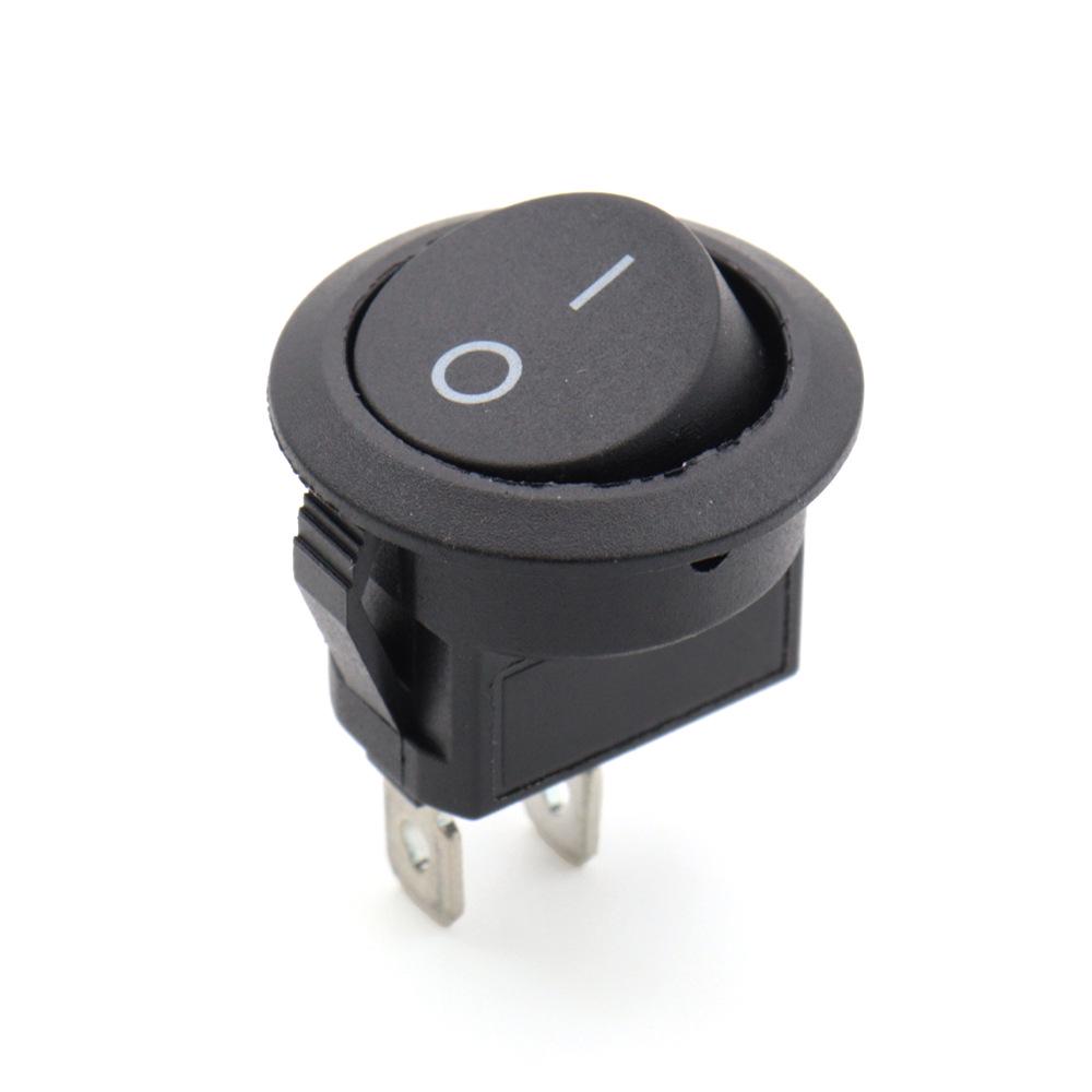 KCD1 Round 20mm Power Rocker Switch with Light, Multi-Position, 2/3/4 Pins