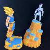 Anime Dragon Ball Z Super Saiyan Son Goku VS Frieza Battle Ver. PVC Action Figure Statue Collectible Model Kids Toys Doll Gifts