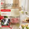 Portable Baby Food Processor 350ml Vegetable Grinder Electric Garlic Chopper  Garlic Processing