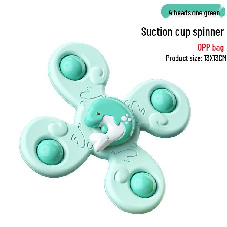 Cross-border Baby Suction Cup Spinner Toy Teether
