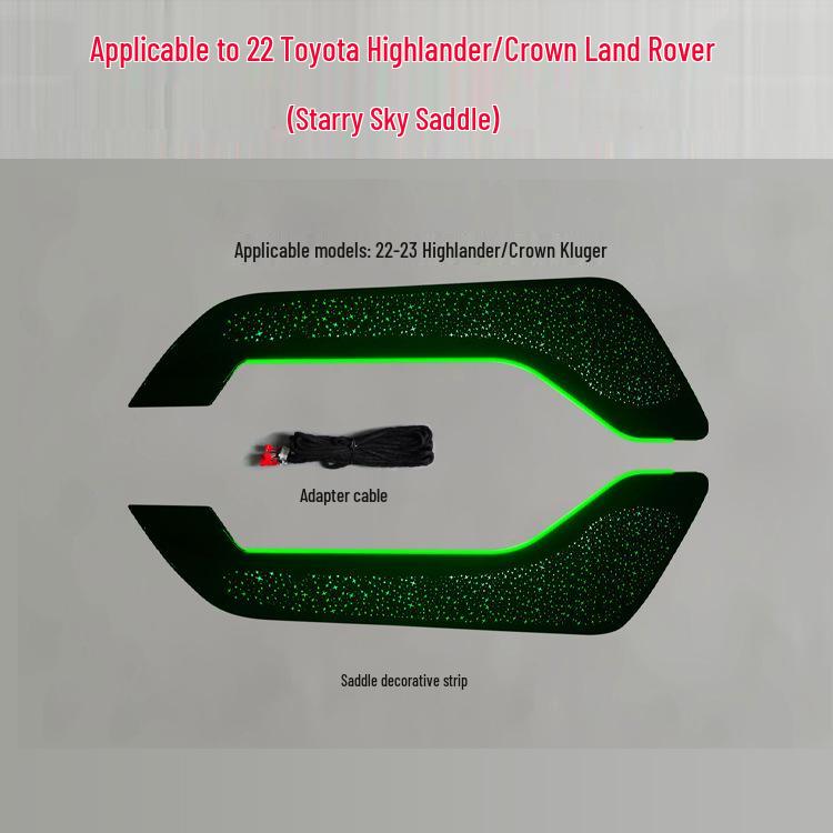 Dynamic Colorful Ambient Light for Toyota Crown Land Cruiser 14th Gen Interior