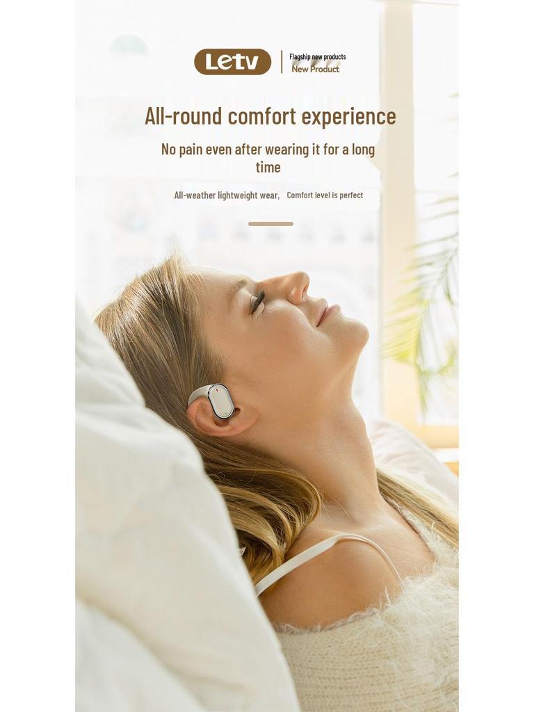 X93 Letv Wireless Bluetooth Noise-Cancelling Bone Conduction Over-Ear/In-Ear Headphones with Extended Battery Life