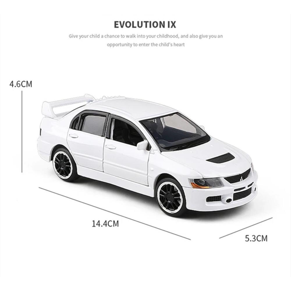 1/32 Mitsubishis Lancer Evolution IX 9 Alloy Car Model Diecast Simulation Metal Toy Vehicles Car Model Collection Childrens Gift
